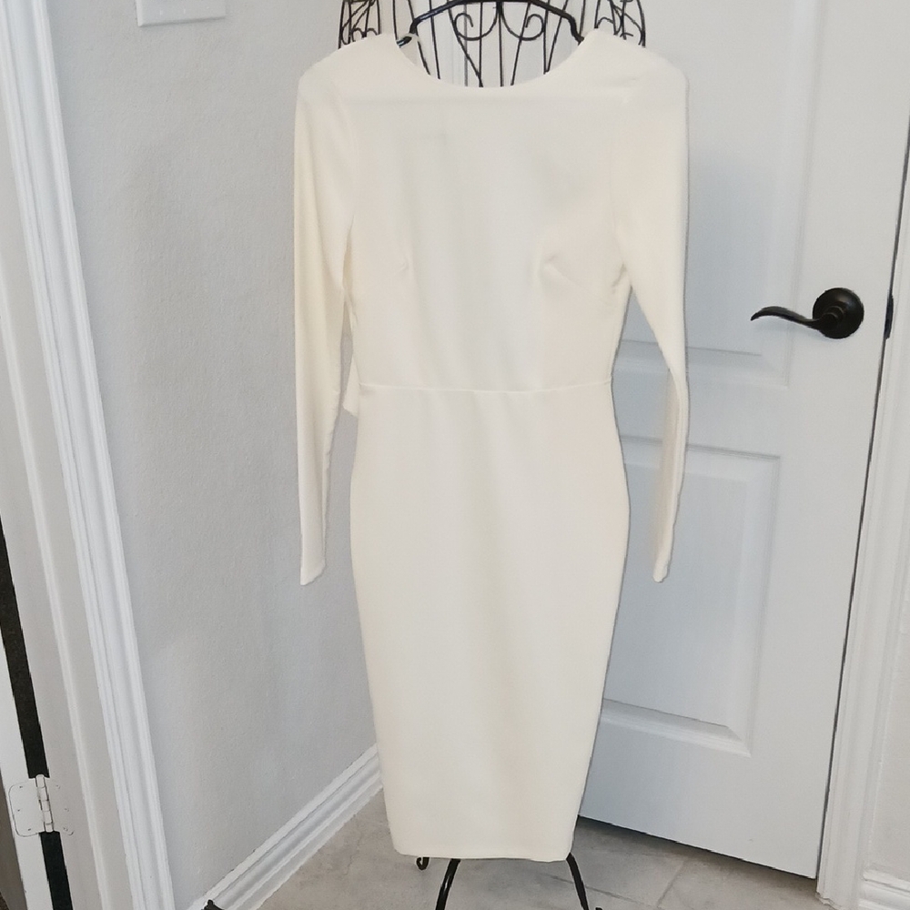Windsor Cream Long Sleeve Dress